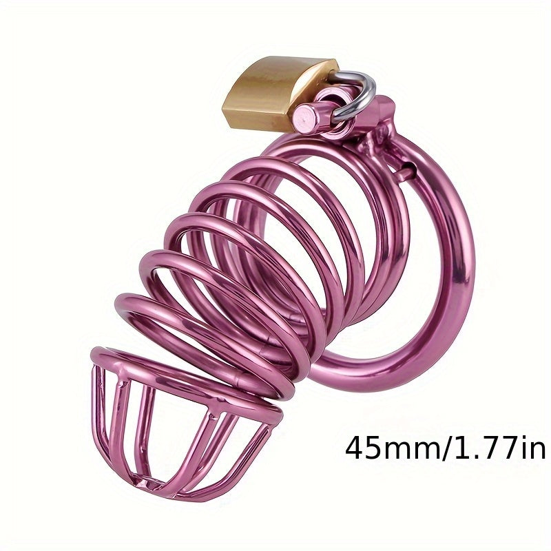 Stainless Steel Chastity Lock Adult Male Erotic Products Can Be Used for Emotional Development Between Couples to Prevent Cheating Safe And Hygienic Easy to Clean (with Three Sizes) luvshop24