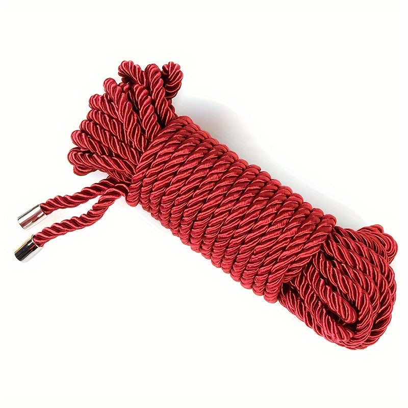 10m/393in Long Metal Head Soft Bondage Rope For BDSM Restraint Roleplay - Erotic Toys For Couples Adult Game luvshop24
