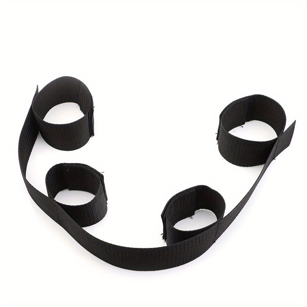 1pc Premium BDSM Restraints Set - Soft Leather Handcuffs & Bed Bondage Kit for Intimate Adventures - Enhanced Sensuality Wrist & Ankle Cuffs for Couples & Women luvshop24