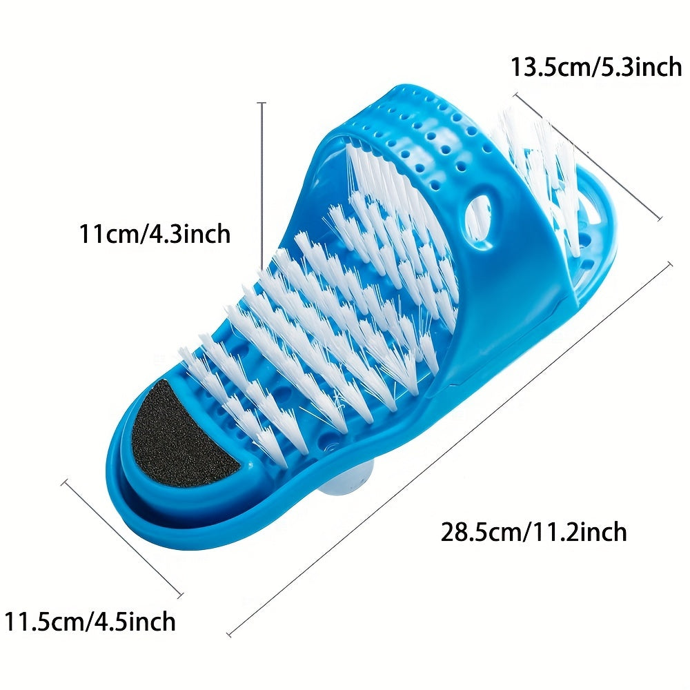 1pc Foot Spa Deluxe - Exfoliating Foot Scrub Massager with Suction Cup, Dead Skin Remover, and Shower Floor Cleaner for Smooth Feet and Easy Cleaning luvshop24