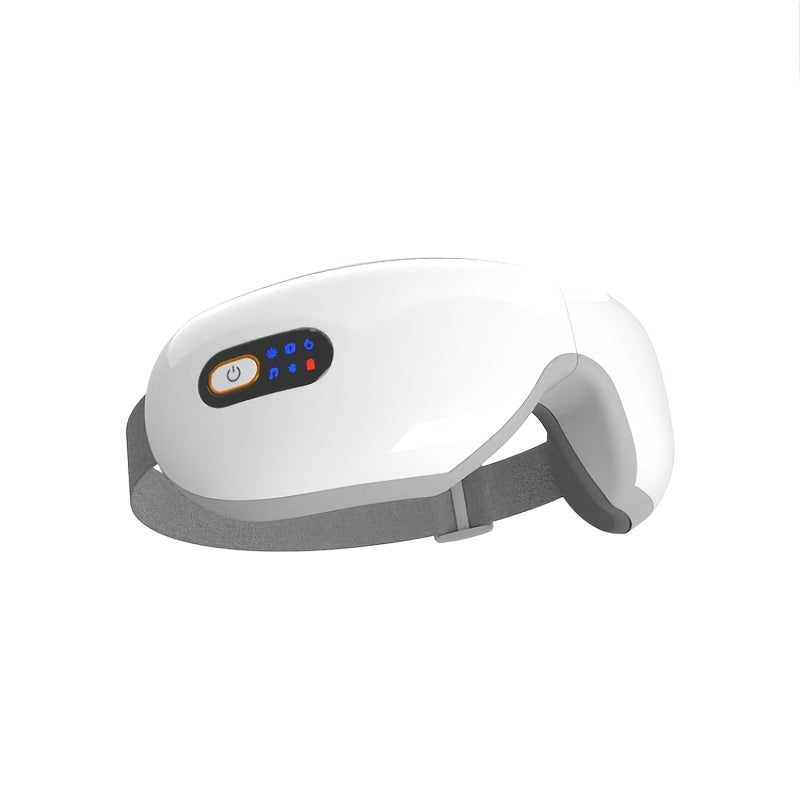 Relaxing Eye Massager - Professional Massage Equipment for Migraines and Eye Care with Heat, Music, and 5 Modes - Rechargeable Heated Eye Mask, Perfect Christmas Gift Idea for Family and Friends luvshop24