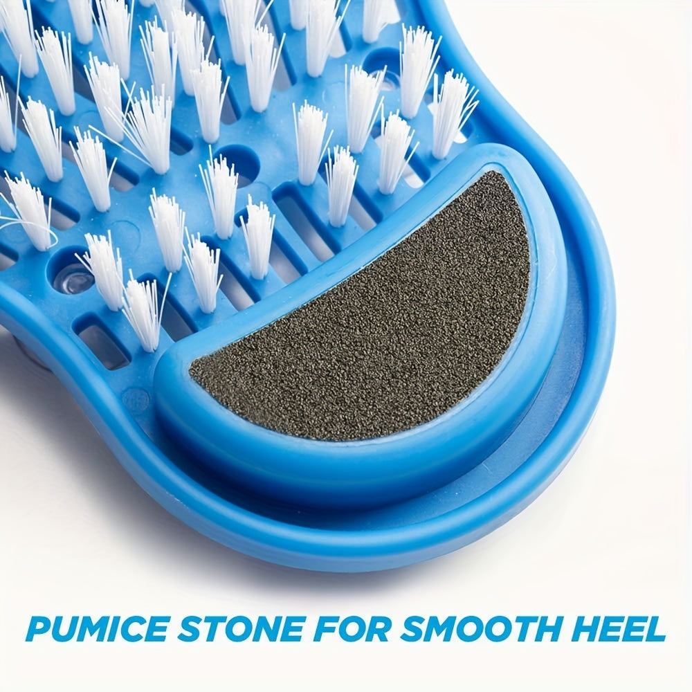 1pc Foot Spa Deluxe - Exfoliating Foot Scrub Massager with Suction Cup, Dead Skin Remover, and Shower Floor Cleaner for Smooth Feet and Easy Cleaning luvshop24