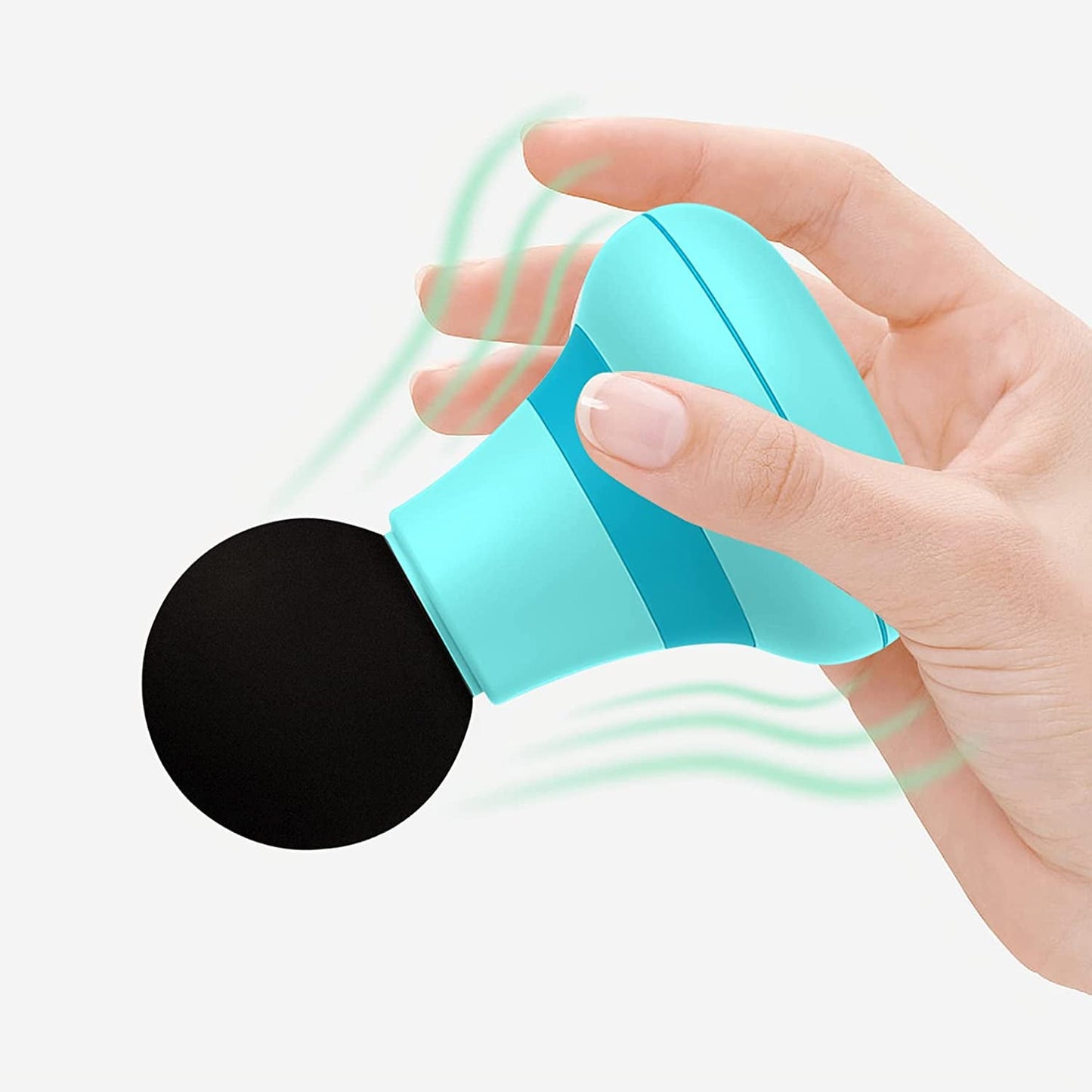 Portable Handheld Massager Wand, 6 Vibration Modes, USB Rechargeable Lithium Battery, Unscented Mini Electric Massage Tool for Neck, Shoulder, Back, and Whole Body Relief luvshop24