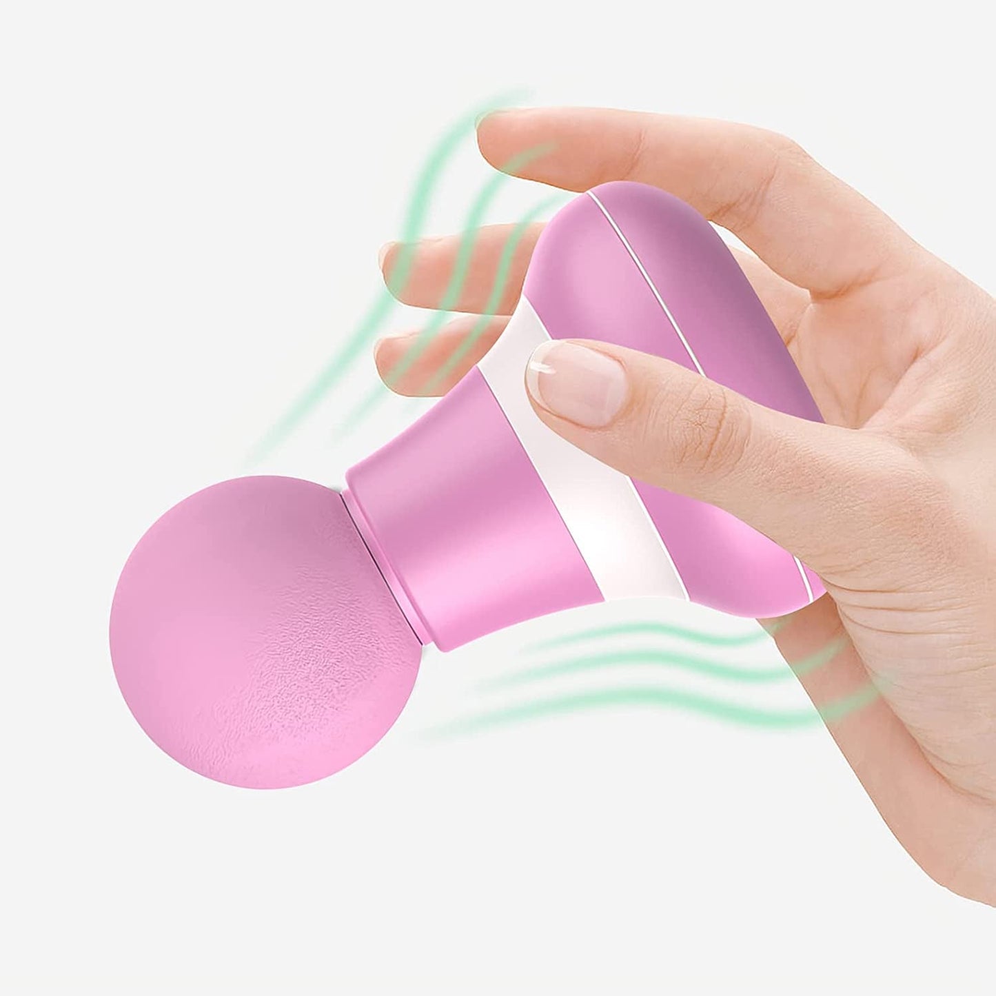Portable Handheld Massager Wand, 6 Vibration Modes, USB Rechargeable Lithium Battery, Unscented Mini Electric Massage Tool for Neck, Shoulder, Back, and Whole Body Relief luvshop24