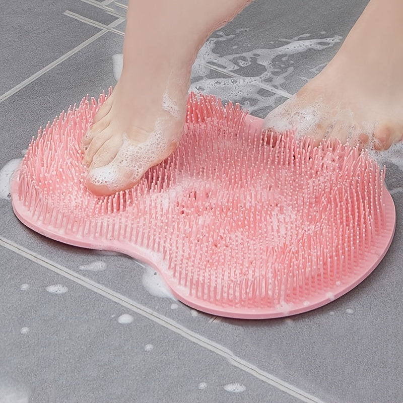Non-Slip Shower Foot Scrubber Massager with Exfoliation Cushion - Improves Circulation and Cleans Feet - Bathroom Accessories luvshop24