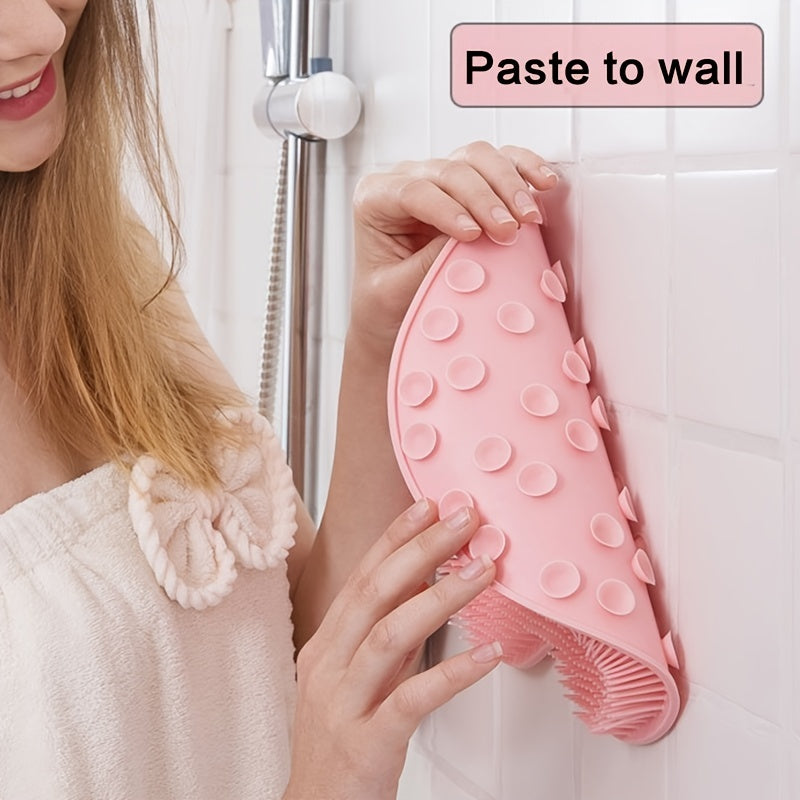 Non-Slip Shower Foot Scrubber Massager with Exfoliation Cushion - Improves Circulation and Cleans Feet - Bathroom Accessories luvshop24