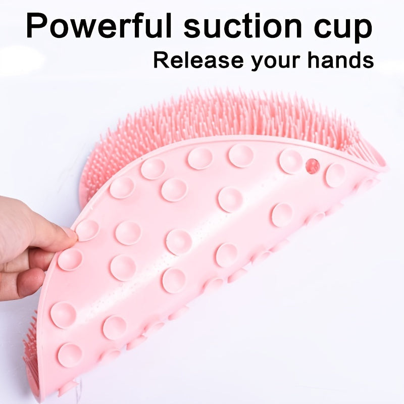 Non-Slip Shower Foot Scrubber Massager with Exfoliation Cushion - Improves Circulation and Cleans Feet - Bathroom Accessories luvshop24