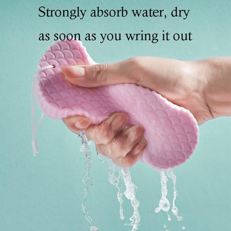Deluxe Magic Body Sponge - Gentle Exfoliating Massager for Smooth Skin, Dead Skin Remover, Shower Brush, and Body Scrubber - Alcohol-Free, Effective Bathroom Accessories for Soft and Radiant Skin luvshop24
