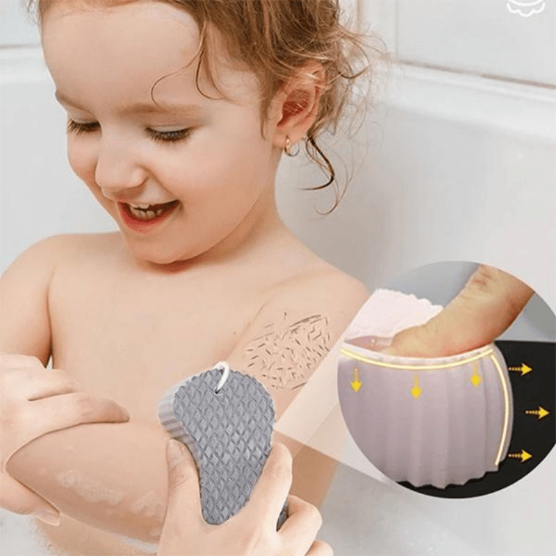 Deluxe Magic Body Sponge - Gentle Exfoliating Massager for Smooth Skin, Dead Skin Remover, Shower Brush, and Body Scrubber - Alcohol-Free, Effective Bathroom Accessories for Soft and Radiant Skin luvshop24