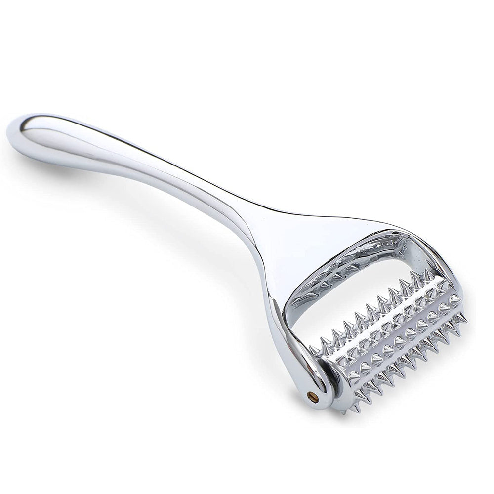 Stainless Steel Facial Massage Roller Gua Sha Tool Set Massager for Face Body Beauty SPA Care Tools, Acupressure Massager - Deep Tissue Massage Tool for Hand, Foot, Neck, Arms luvshop24