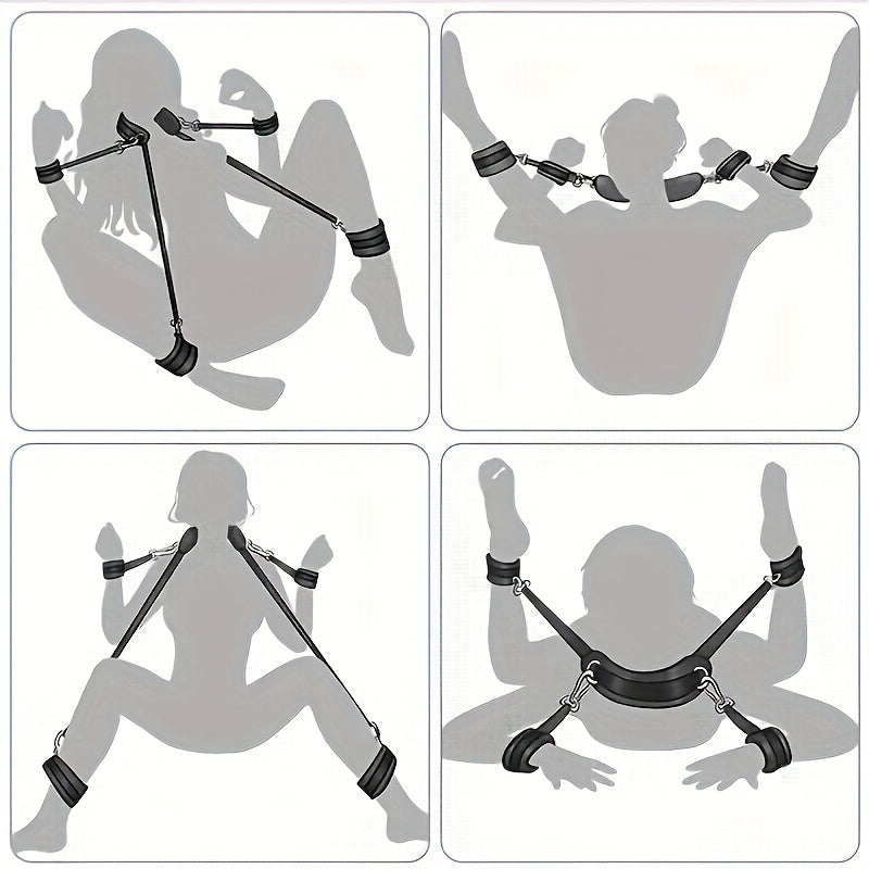 1pc Sexy Role-Play Bondage Set, Interactive Couple Entertainment, Trendy Fashionable Style, No Batteries Needed, for Bedding, Party Gatherings, Pop Culture Themed Accessories luvshop24
