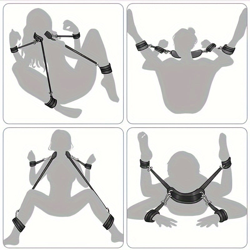 1pc Sexy Role-Play Bondage Set, Interactive Couple Entertainment, Trendy Fashionable Style, No Batteries Needed, for Bedding, Party Gatherings, Pop Culture Themed Accessories luvshop24