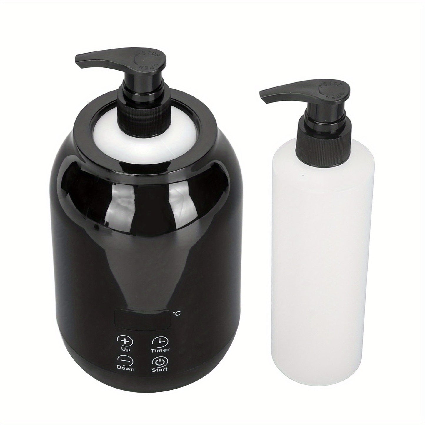Essential Oil Heater LED Display Temperature Adjust Single Massage Oil Bottle Warmer 110‑ 240V US Plug BO17 luvshop24