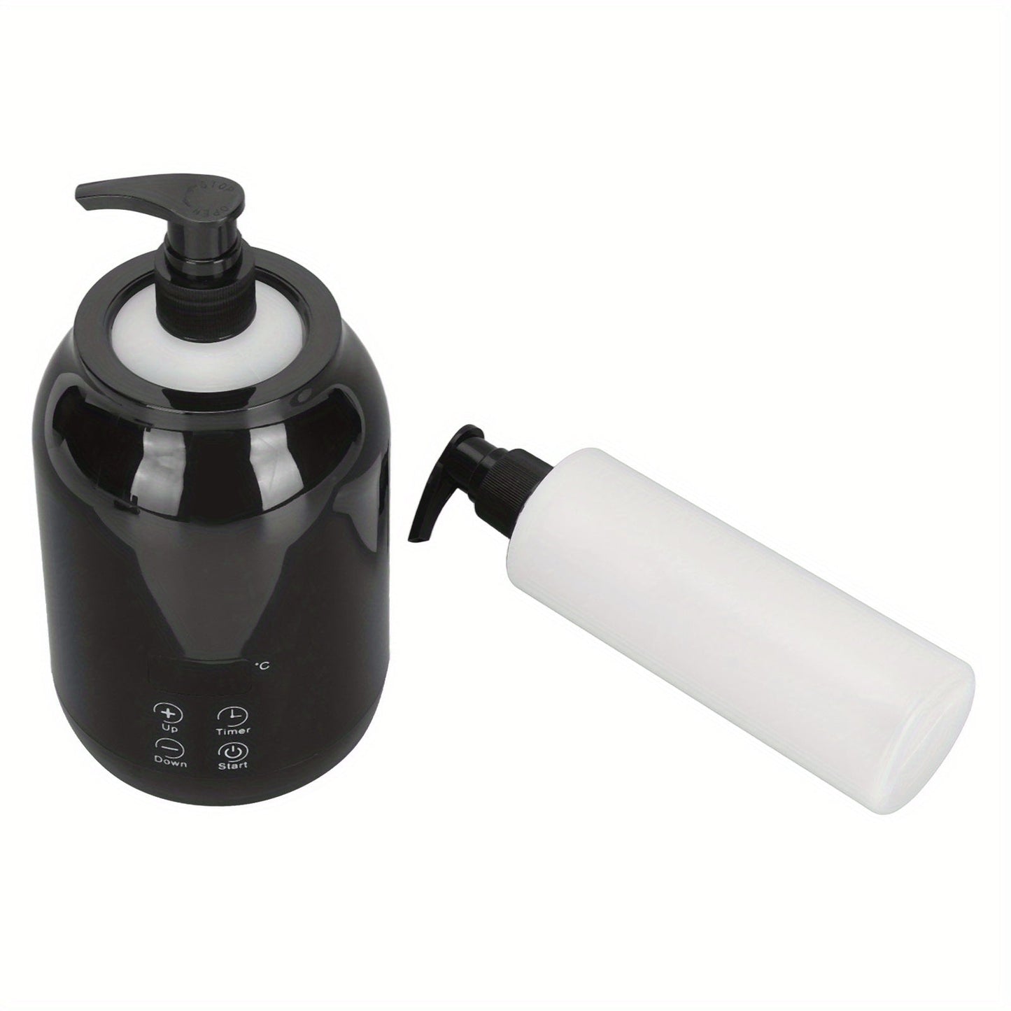 Essential Oil Heater LED Display Temperature Adjust Single Massage Oil Bottle Warmer 110‑ 240V US Plug BO17 luvshop24