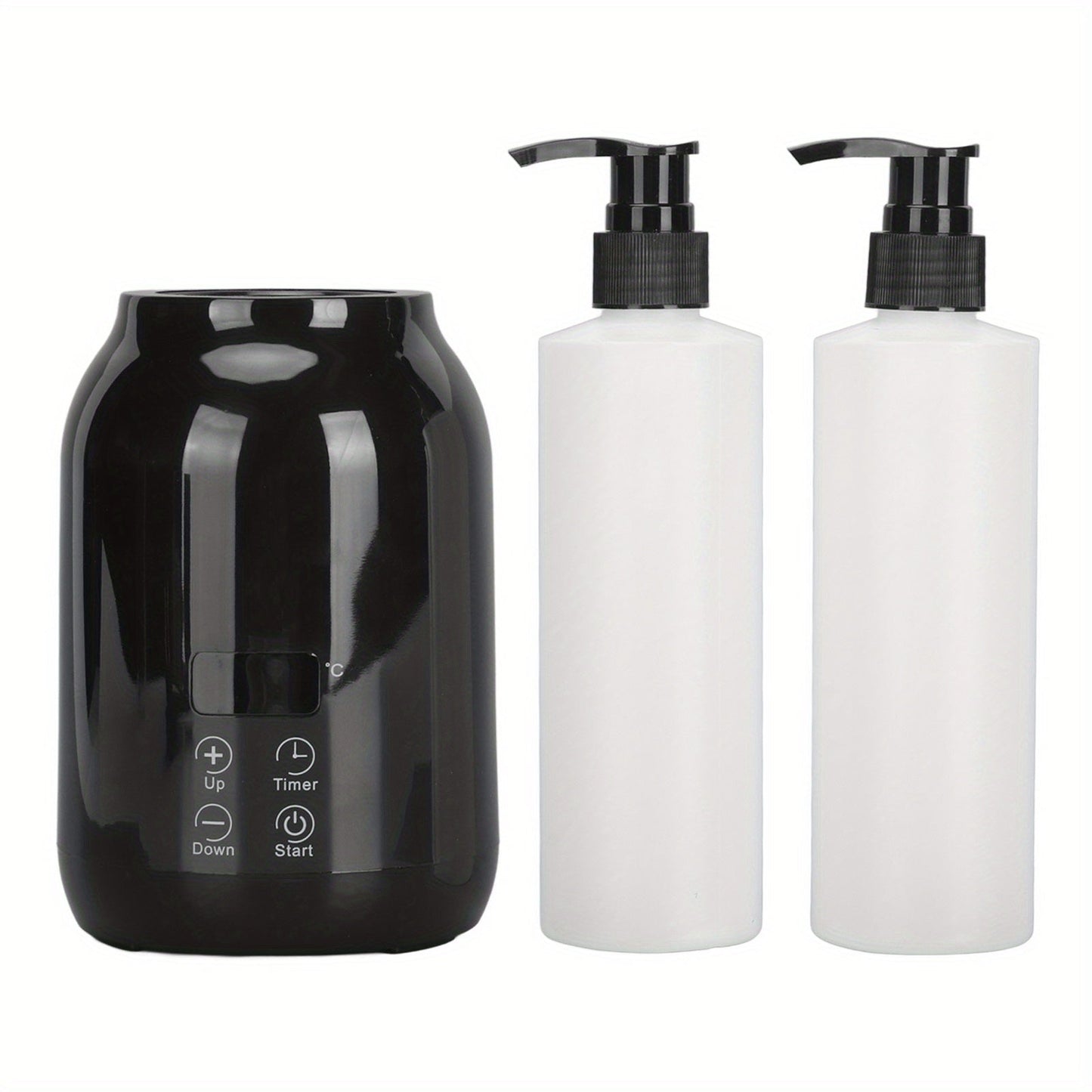 Essential Oil Heater LED Display Temperature Adjust Single Massage Oil Bottle Warmer 110‑ 240V US Plug BO17 luvshop24