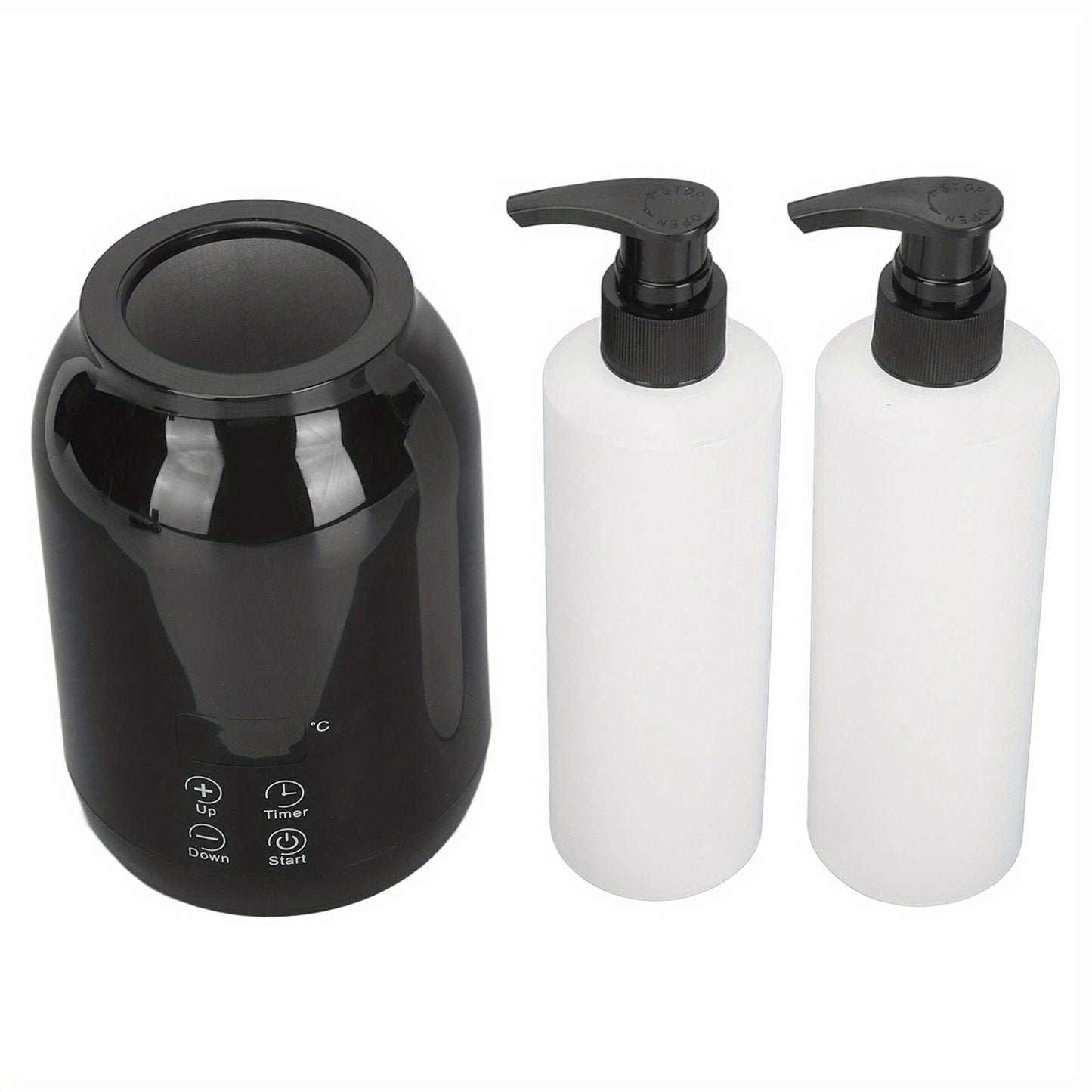 Essential Oil Heater LED Display Temperature Adjust Single Massage Oil Bottle Warmer 110‑ 240V US Plug BO17 luvshop24