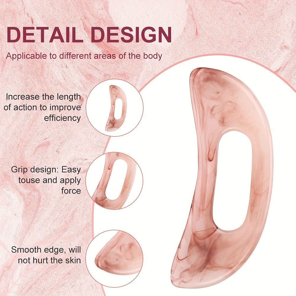 Gua Sha Massage Tool With Handle Large Lymphatic Drainage Massager Guasha Scraping Tool Body Sculpting Reduces The Look Of Cellulite Tools For Women Men Back Neck Leg Face luvshop24