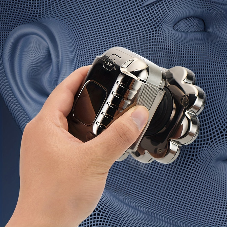 5-in-1 Electric Razor For Men: Detachable Head Shavers With LCD Display, Waterproof Bald Shaver, Magnetic Suction, Hair Clippers, Nose Trimmer, Brush, & Massager! luvshop24