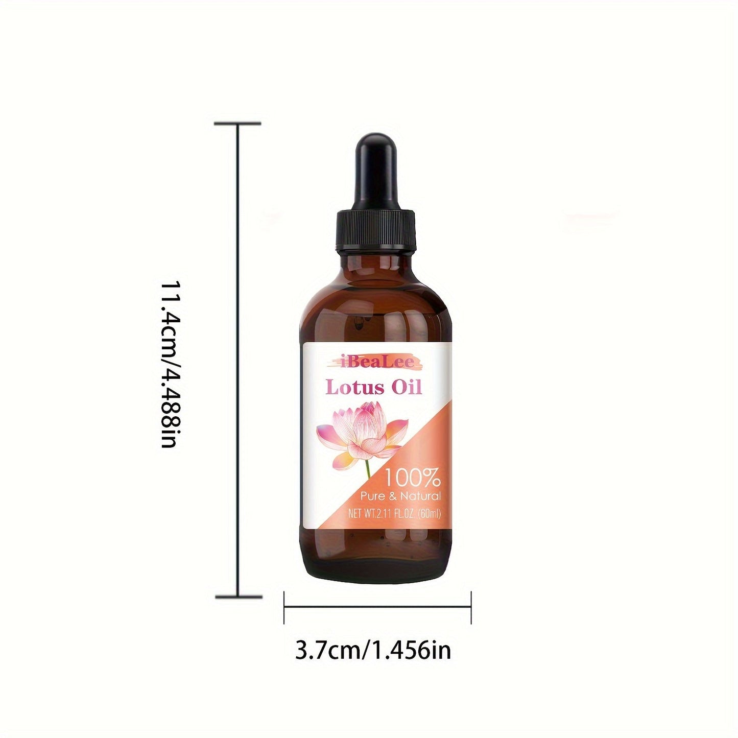 60ml 100% Pure Natural Luxurious Lotus Facial Oil - Hydrates, Nourishes, and Revitalizes Dry, Sensitive or Mature Skin for Glowing Complexion, Hair Care, and Aromatherapy - Night Face Massage Oil for Women luvshop24