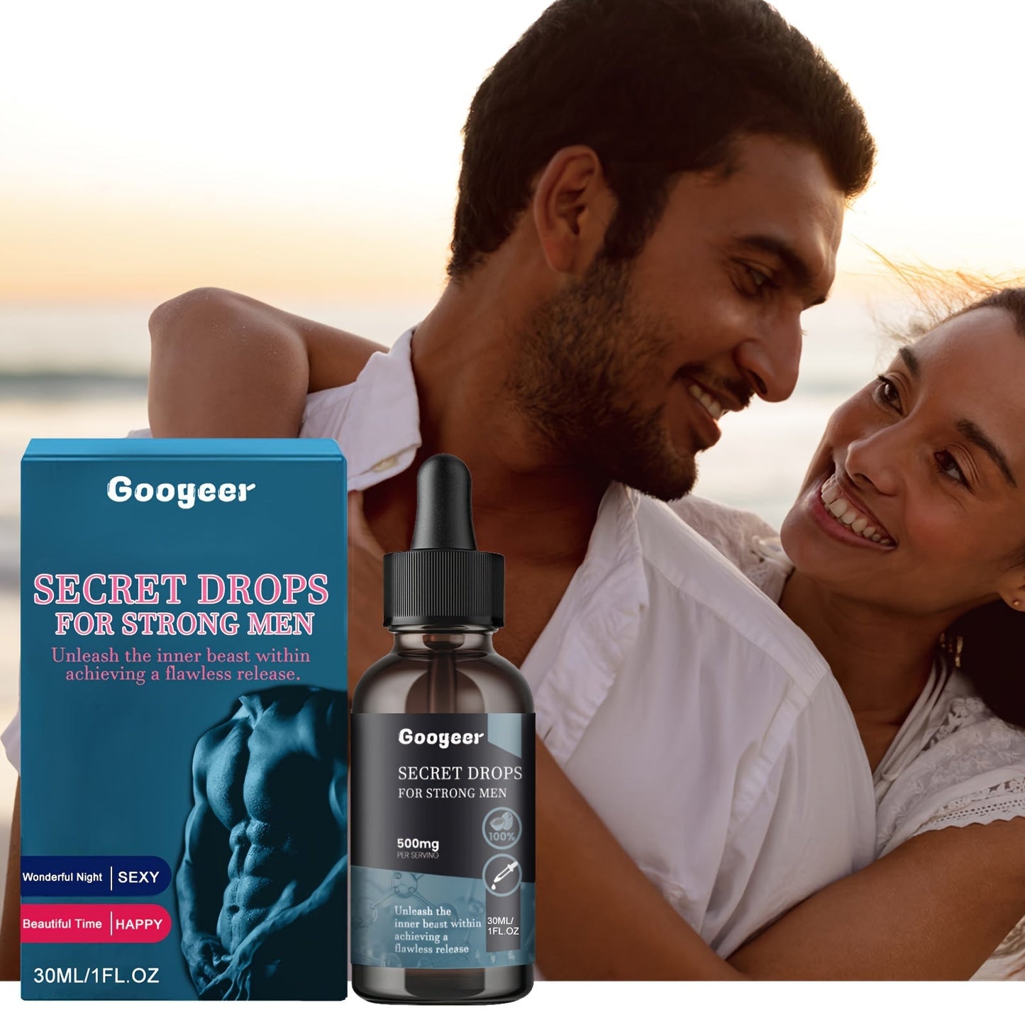Men's Paradise Liquid, Men's Complex Drops, Secret Drops Of Strong Men, Men's Body Massage Oil, For A Wonderful Nights And Beautiful Time luvshop24