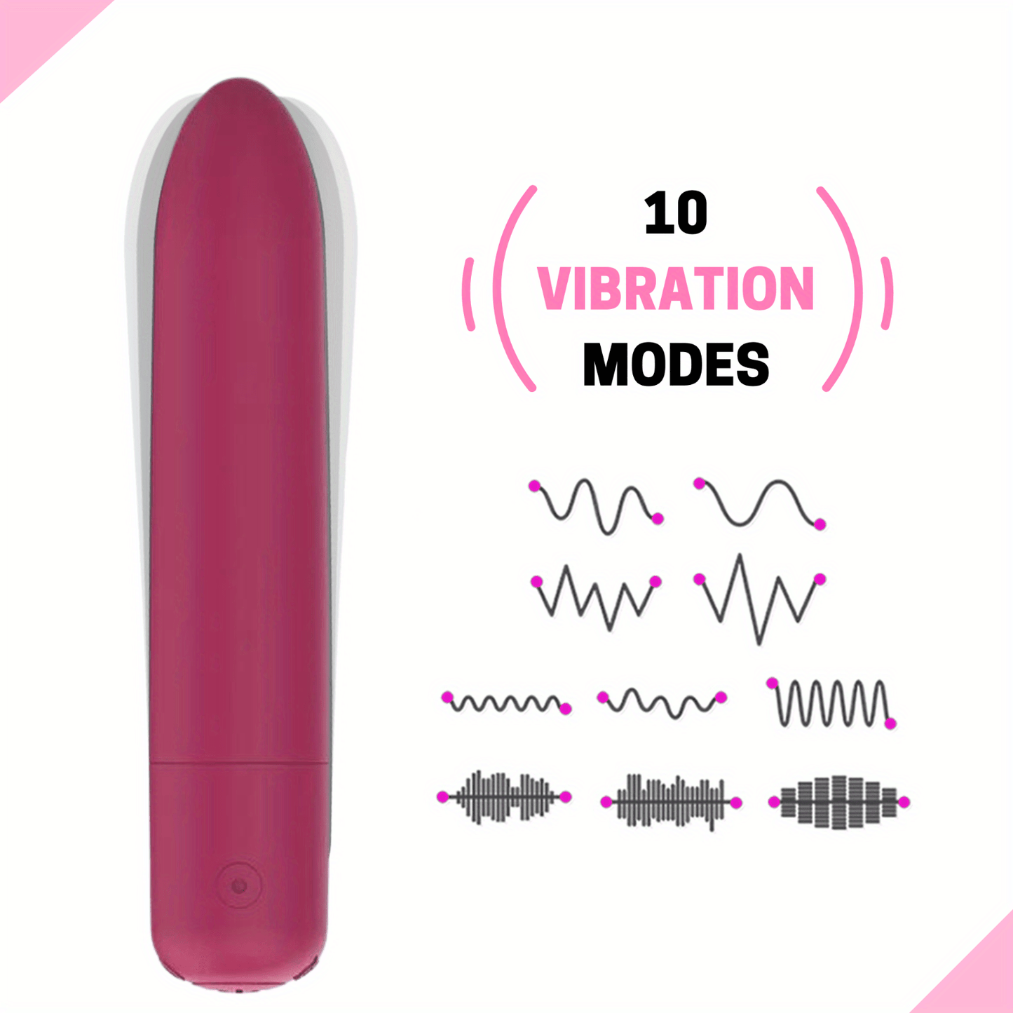 USB Rechargeable Powerful Vibrator Female Clitoral Stimulator Vaginal G-Spot Masturbator Adult Toy luvshop24
