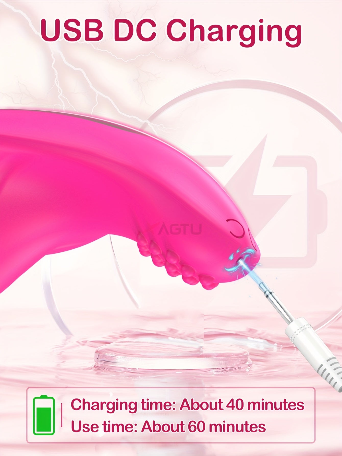 ALWUP Wireless Wearable Vibrator for Women, APP Remote Controlled, Rechargeable Lithium Battery 130mAh, Battery Powered, 9 Vibration Modes, with Portable Vibrating Massager for Adult Entertainment luvshop24