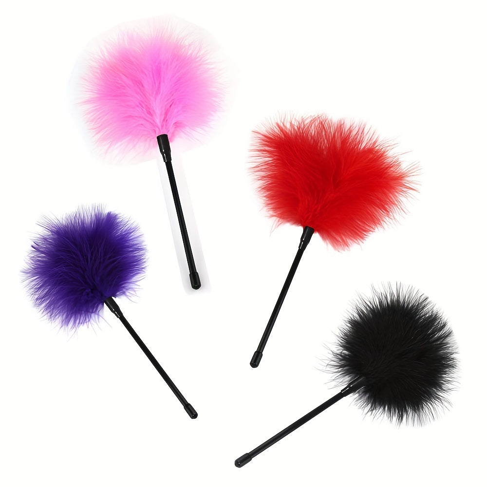 1pc Seductive Feather Whip Flirt Stick - Soft Flogger for Couples Intimate Play - Sensual Tease Adult Game - Durable Erotic Accessories for Romantic Adventures luvshop24