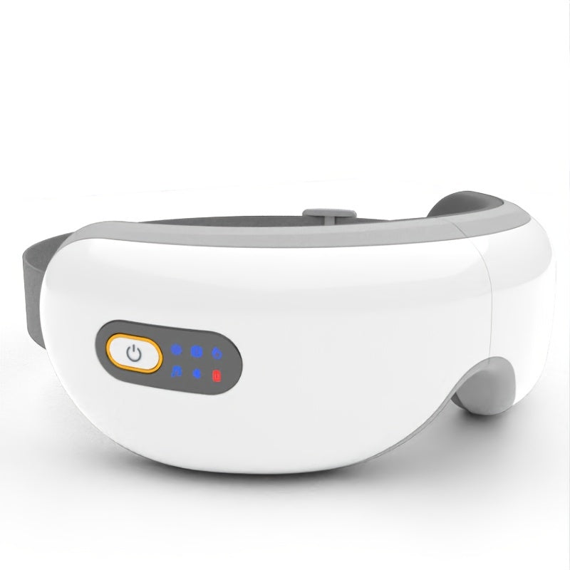 Relaxing Eye Massager - Professional Massage Equipment for Migraines and Eye Care with Heat, Music, and 5 Modes - Rechargeable Heated Eye Mask, Perfect Christmas Gift Idea for Family and Friends luvshop24