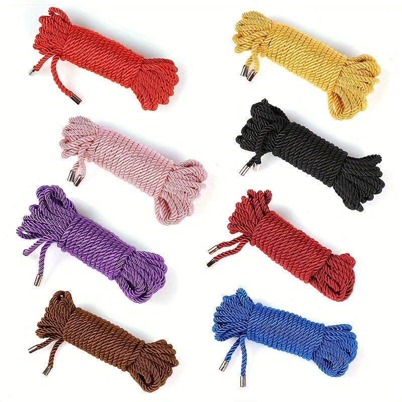 10m/393in Long Metal Head Soft Bondage Rope For BDSM Restraint Roleplay - Erotic Toys For Couples Adult Game luvshop24
