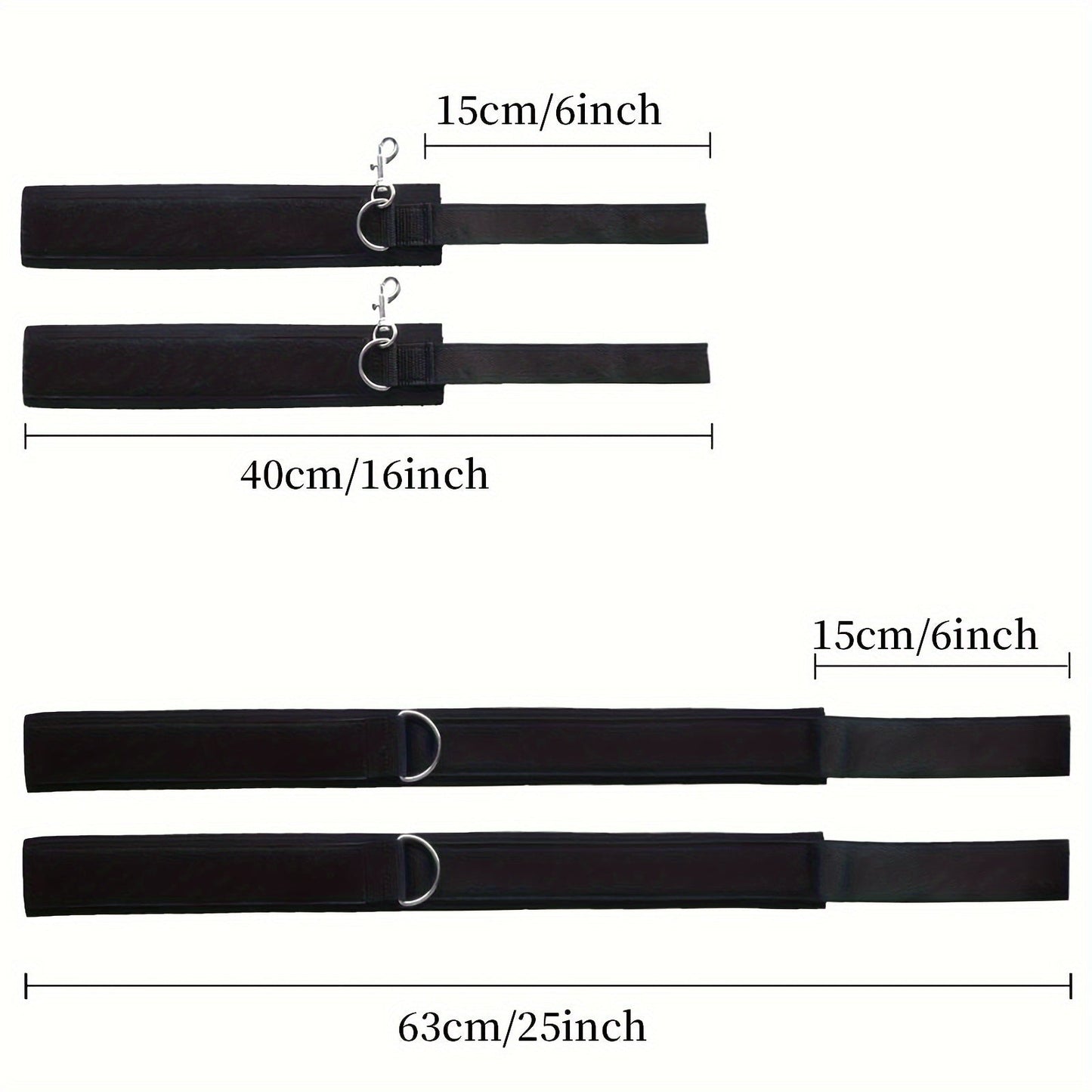 Couples' BDSM Bondage Set - Adjustable Thigh And Wrist Restraints For Intimate Play And Erotic Exploration luvshop24