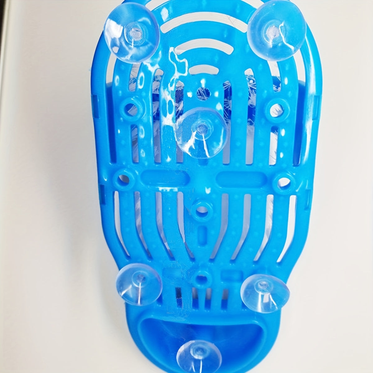 1pc Foot Spa Deluxe - Exfoliating Foot Scrub Massager with Suction Cup, Dead Skin Remover, and Shower Floor Cleaner for Smooth Feet and Easy Cleaning luvshop24