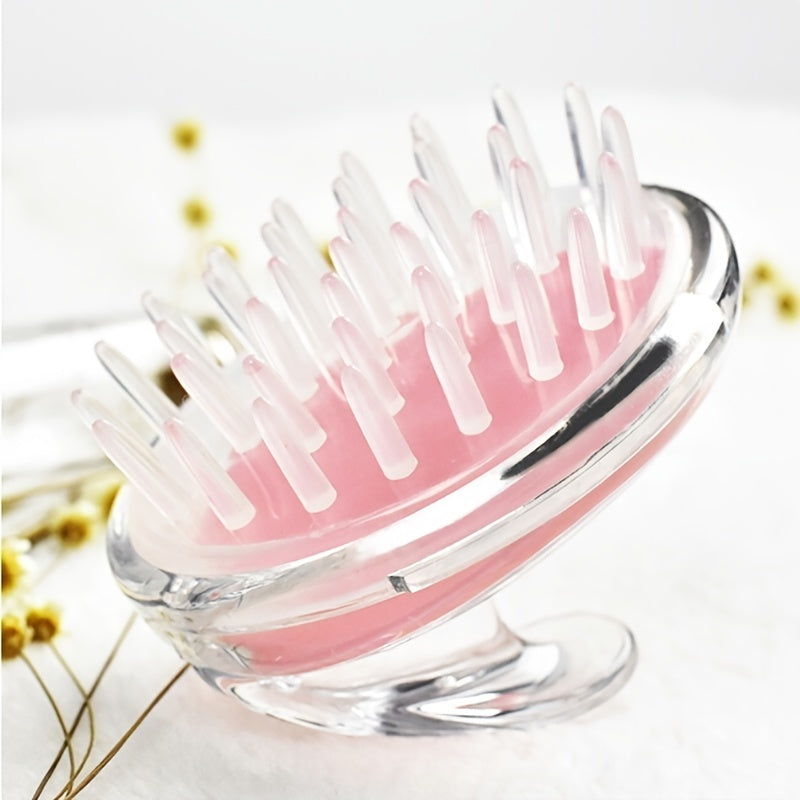 1pc Gentle Scalp Massager and Shampoo Brush - Soft Bristles for Deep Clean & Relaxation, Durable ABS Plastic Handle, Ideal for All Hair Types, Scalp Scrubber luvshop24