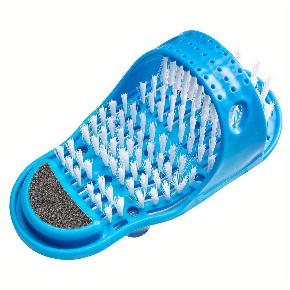 1pc Foot Spa Deluxe - Exfoliating Foot Scrub Massager with Suction Cup, Dead Skin Remover, and Shower Floor Cleaner for Smooth Feet and Easy Cleaning luvshop24