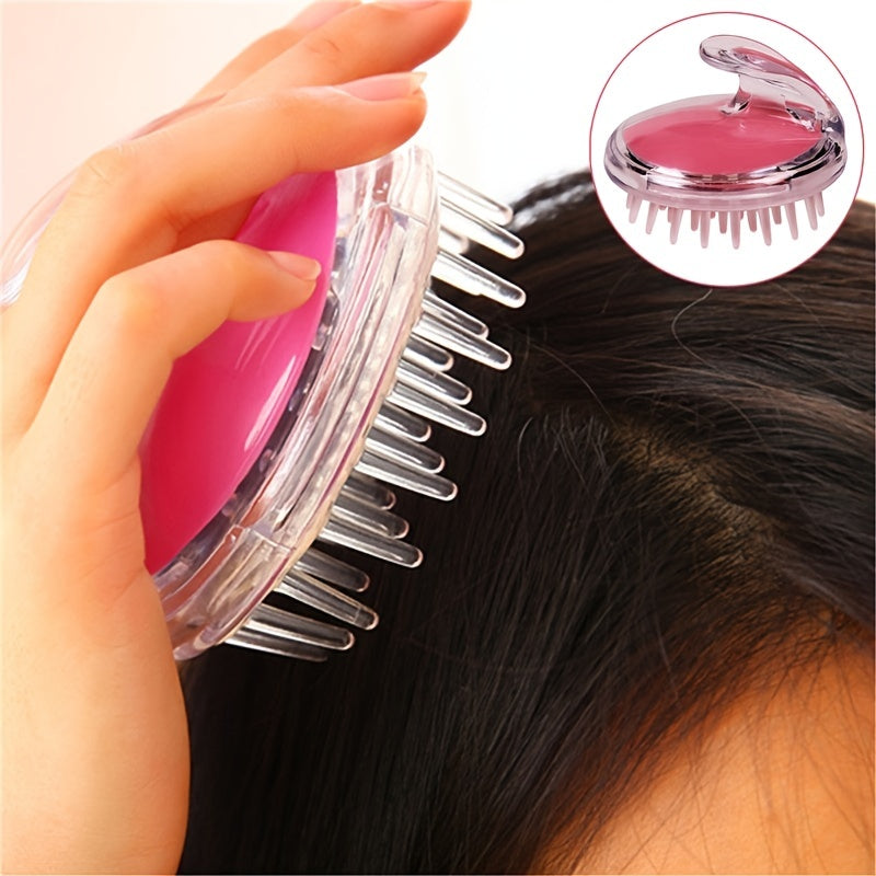 1pc Gentle Scalp Massager and Shampoo Brush - Soft Bristles for Deep Clean & Relaxation, Durable ABS Plastic Handle, Ideal for All Hair Types, Scalp Scrubber luvshop24