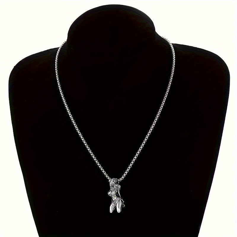 1 Pcs/set Retro Fashion Sexy Bondage Goddess Pendant Necklace For Men And Women Personalized Cosplay Jewelry luvshop24