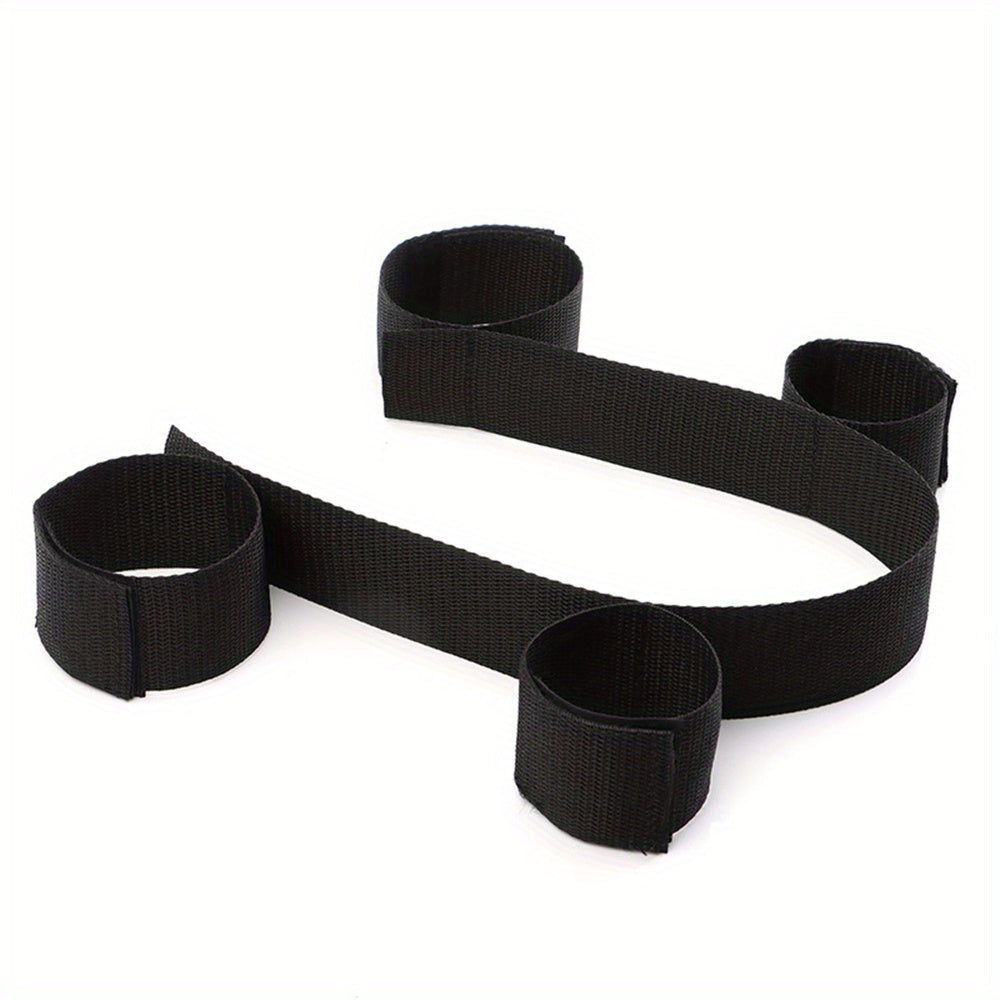 1pc Premium BDSM Restraints Set - Soft Leather Handcuffs & Bed Bondage Kit for Intimate Adventures - Enhanced Sensuality Wrist & Ankle Cuffs for Couples & Women luvshop24