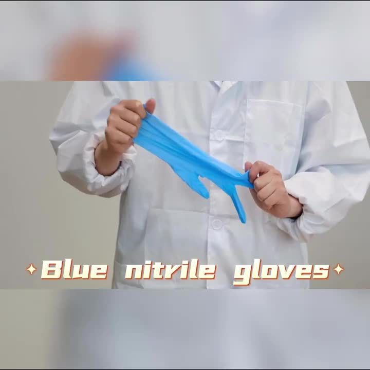 100 Disposable Gloves Made Of Nitrile Rubber, Food Grade Beauty, Kitchen Cooking, Dishwashing, Waterproof, Massage, Oil Resistant, Durable And Clean Party Packs Decorations luvshop24