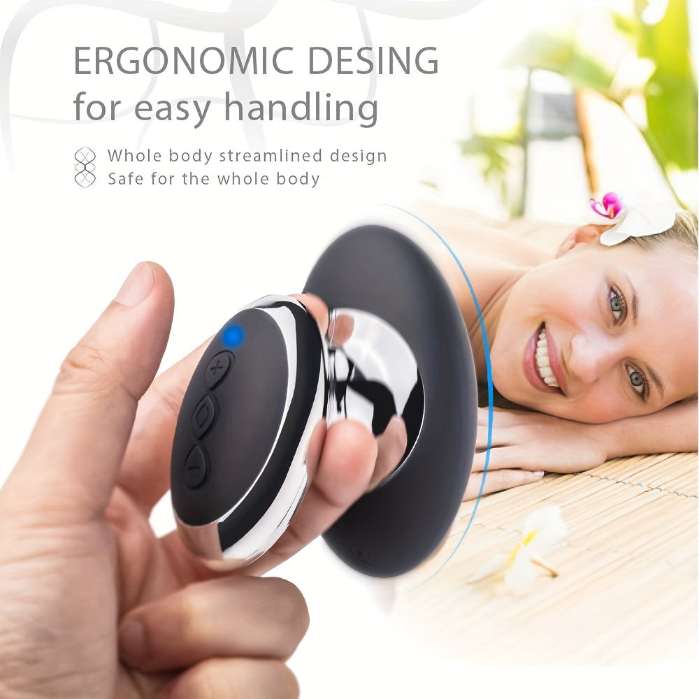 Acvioo Personal Wand Massager With 10 Magic Vibration Modes, Handheld Whisper Quiet, Full Body Silicone Therapy Massager Cordless For Neck Shoulder Back Body Massage, Sports Recovery (Black) luvshop24