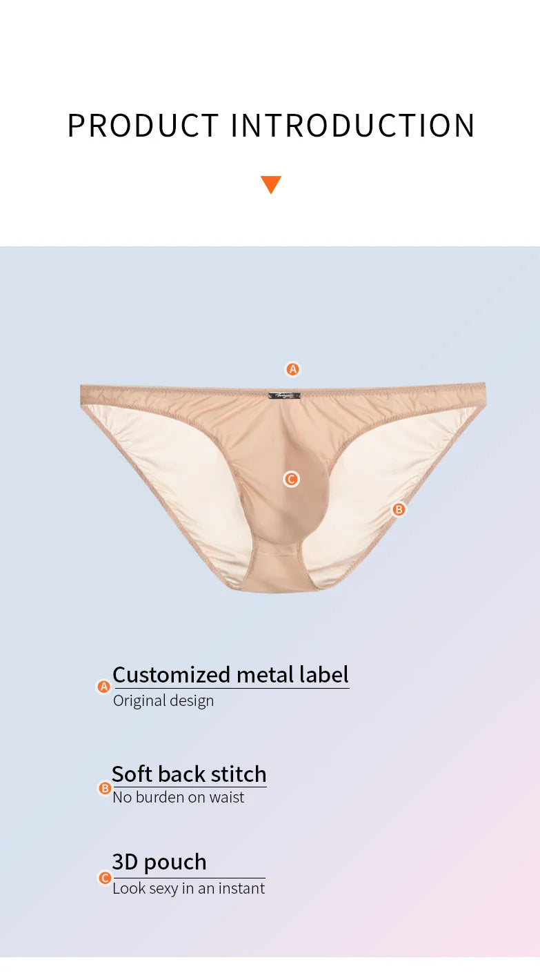 52025 Sensually-Soft Semi-transparent Men’s Briefs –Ultra-Thin, Sexy Mini-Briefs with Unique Softness and Translucent Design luvshop24