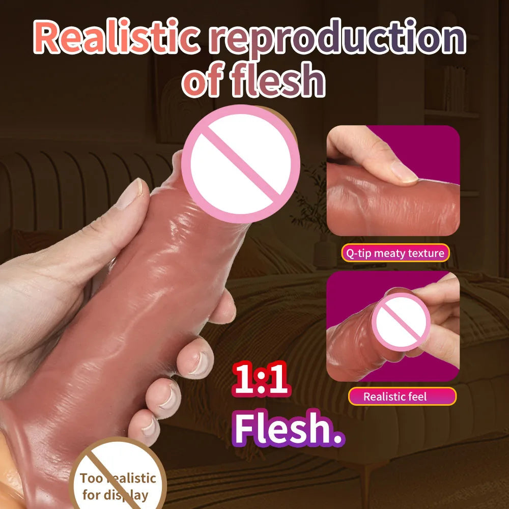 Realistic Penis Extension Cock Sleeve Reusable Penis Enlarger Delay Condoms For Men Dildo Enhancer Couple Flirting Sex Toys luvshop24