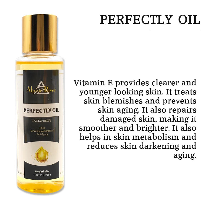 The Most Popular Skin Care Oil Natural Organic Vitamin E Body Whitening Improves Pigmentation Body Massage Oil luvshop24