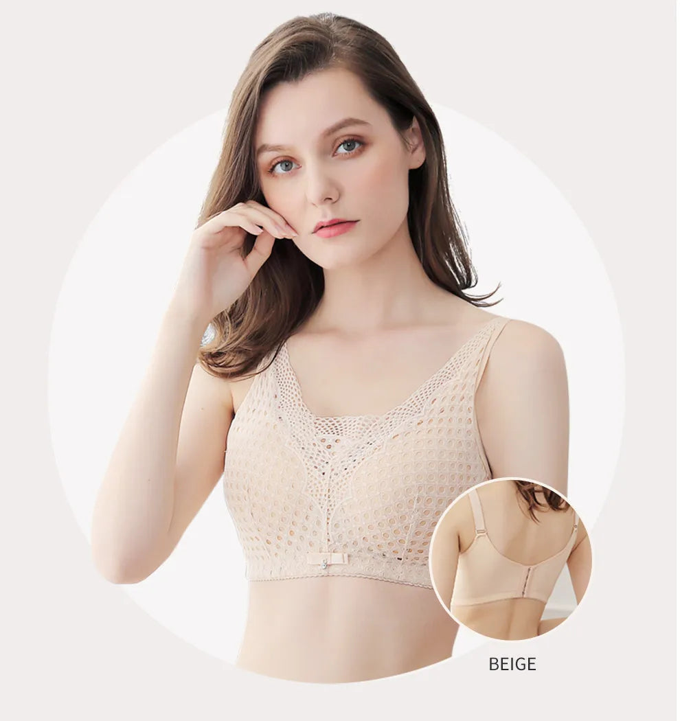 2048 Mastectomy Bras M L XL XXL XXXL One-piece Underwear Soft And Comfortable Silicone Breast Bra With Cotton Pockets luvshop24