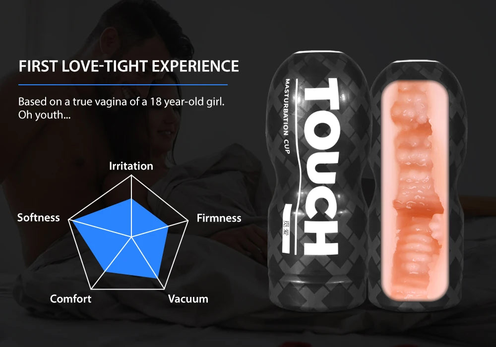 Male Masturbator Cup Soft Pussy Sex Toys Transparent Vagina Adult Endurance Exercise Products Vacuum Pocket Cup Sex Toys for Men luvshop24