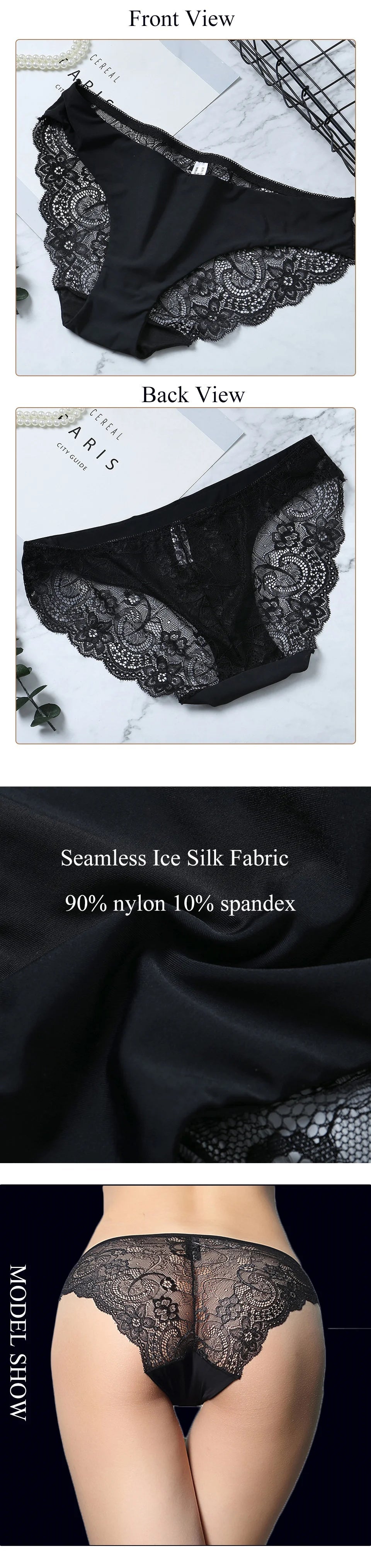 Lace Panties Female Underpants Sexy Panties For Women Briefs Underwear Comfortable Ladies Pantys Lingerie 13 Solid Color luvshop24