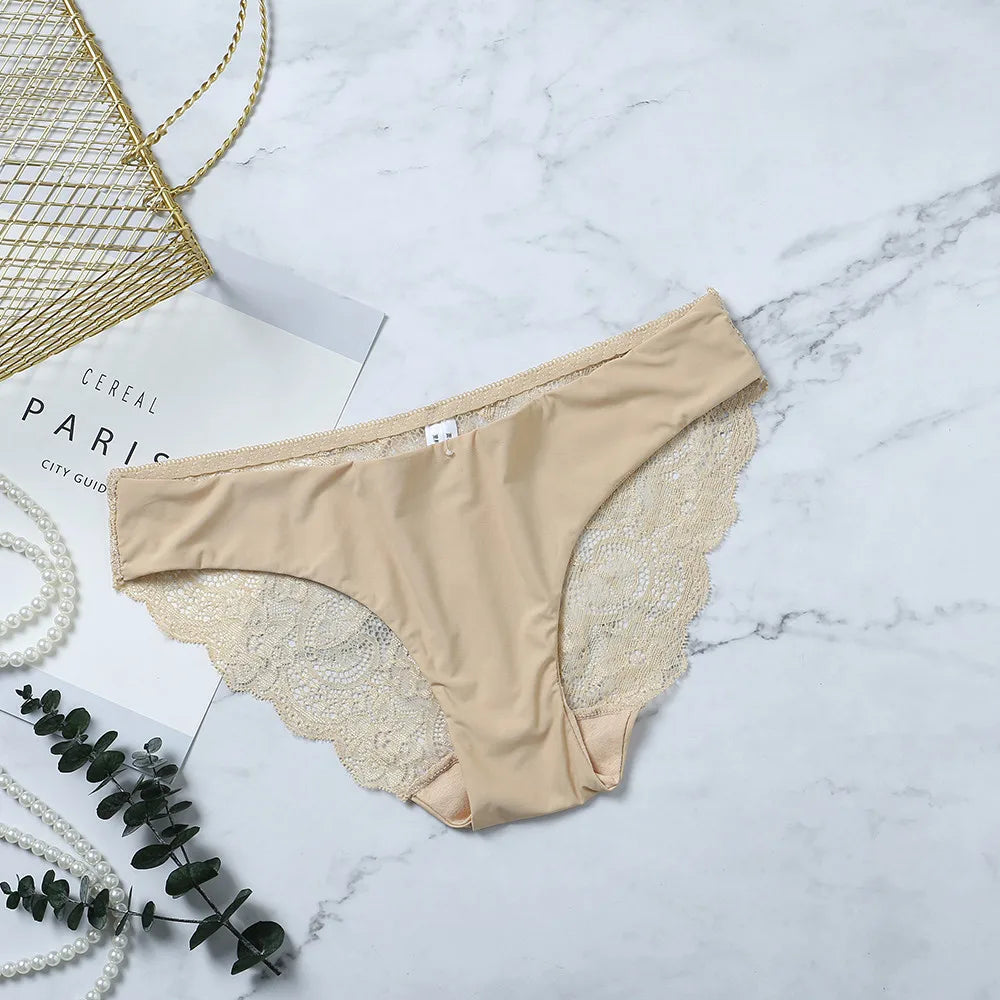 Lace Panties Female Underpants Sexy Panties For Women Briefs Underwear Comfortable Ladies Pantys Lingerie 13 Solid Color luvshop24