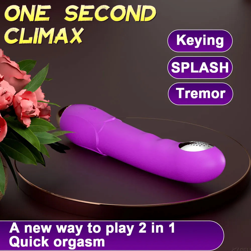 Wireless Av Wand Massager Clitoral Vagina and Anal Stimulation for Girls with Shower Head Soft Silicone Vibrator luvshop24
