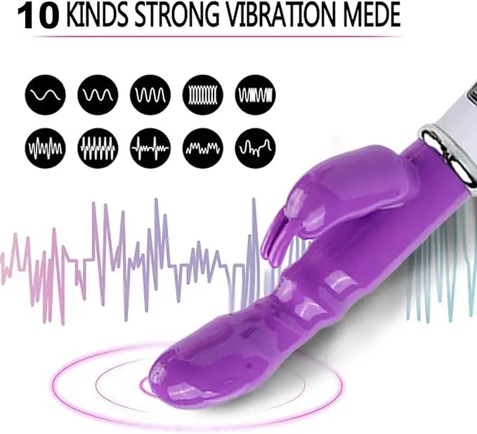 Rabbit Vibrator Dildo g Spot Clit Vibrator Citoralis Stimulator for Women Powerful Dual Motors for Women Couple luvshop24