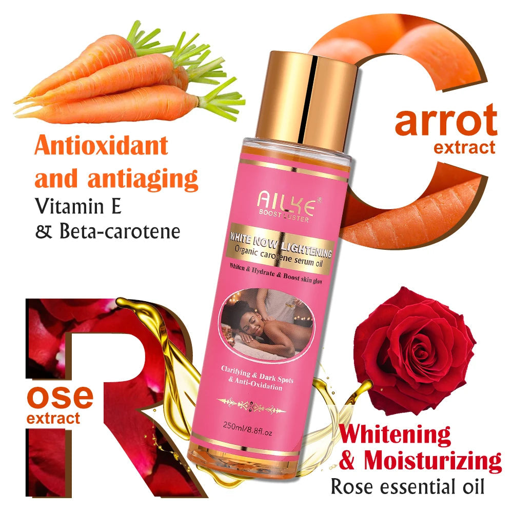 Alike Boost Luster Private Label 100% Pure Organic Natural Carrot Essential Oil Skin Care Brightening Body Massage Oil luvshop24