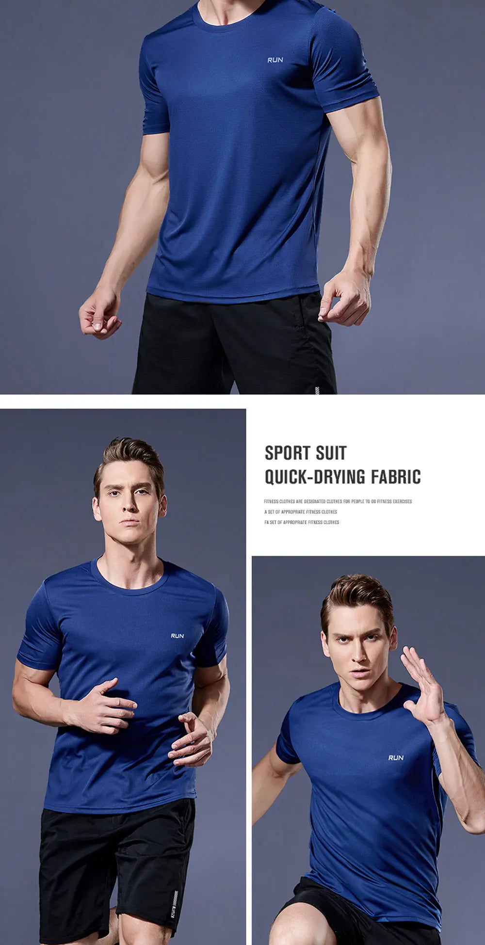 Sport Shirt 2024 Summer New 100% Polyester White Solid T Shirt Men Causal O-neck Basic T-shirt Male High Quality Running Tops luvshop24