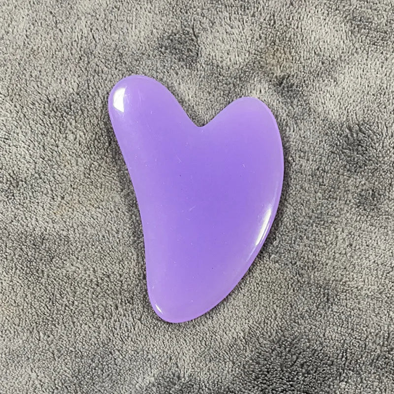 1Pcs Beeswax Guasha Scraping Massage Scraper Face Massager Acupuncture Gua Sha Board Acupoint Face Eye Care SPA Massage Tool luvshop24